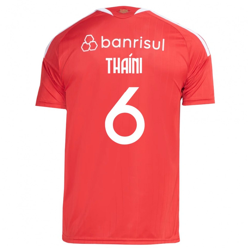 Danxen Kvinnor Thaíni #6 Röd Vit Hemmatröja Matchtröjor 2026/27 Tröjor T-Tröja