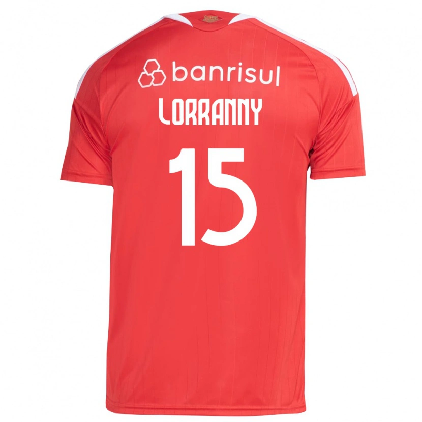 Danxen Kvinnor Lorranny #15 Röd Vit Hemmatröja Matchtröjor 2026/27 Tröjor T-Tröja