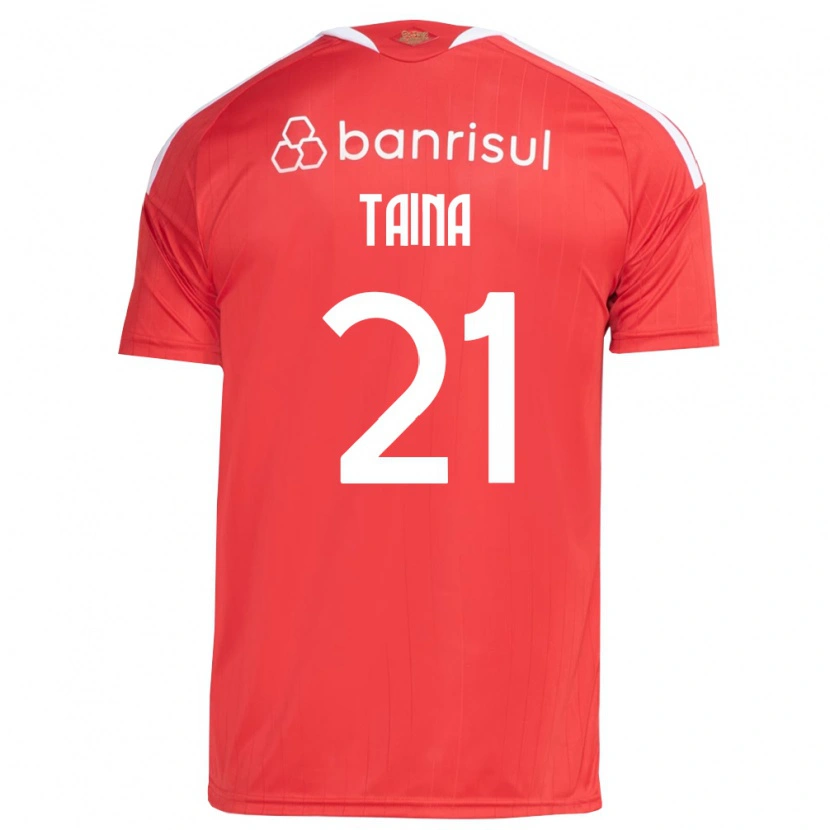 Danxen Kvinnor Taina #21 Röd Vit Hemmatröja Matchtröjor 2026/27 Tröjor T-Tröja
