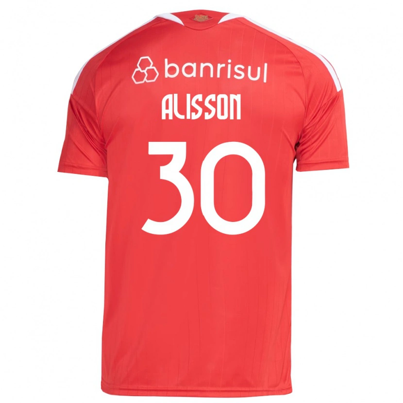 Danxen Kvinnor Alisson Rodrigues De Melo #30 Röd Vit Hemmatröja Matchtröjor 2026/27 Tröjor T-Tröja