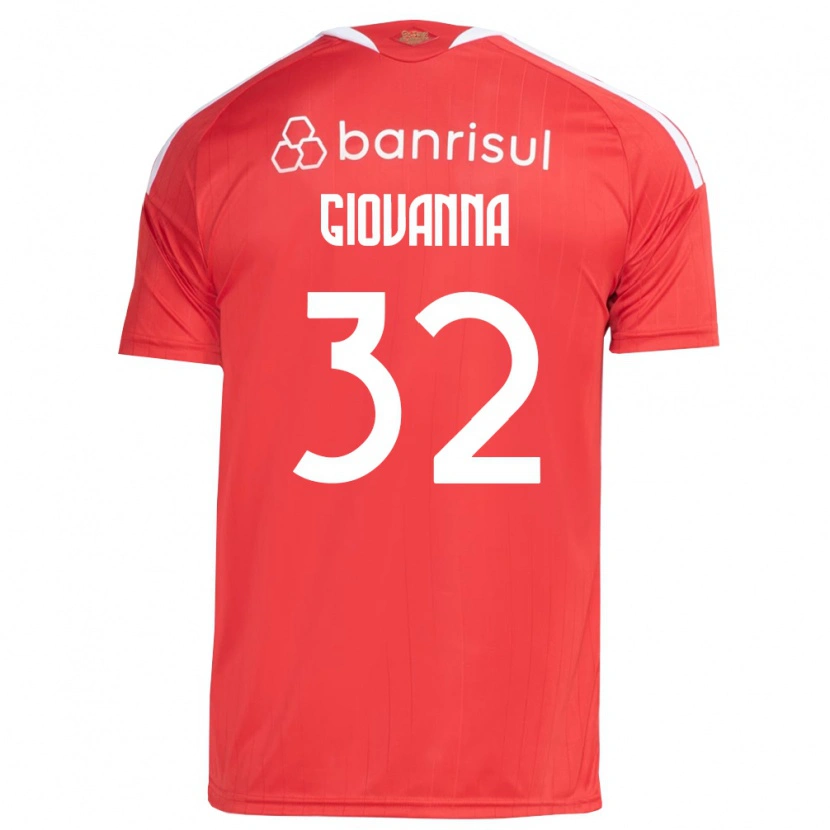 Danxen Kvinnor Giulia Giovanna #32 Röd Vit Hemmatröja Matchtröjor 2026/27 Tröjor T-Tröja