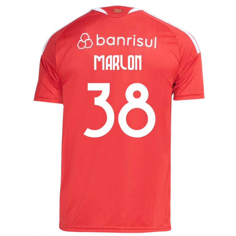 Danxen Kvinnor Marlon #38 Röd Vit Hemmatröja Matchtröjor 2026/27 Tröjor T-Tröja