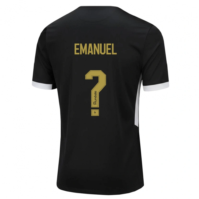Danxen Kvinnor Emanuel #0 Svart Vit Gul Hemmatröja Matchtröjor 2026/27 Tröjor T-Tröja