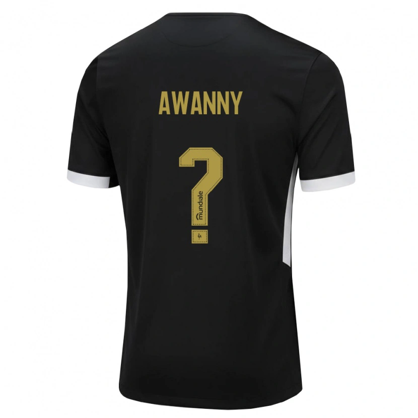 Danxen Kvinnor Awanny #0 Svart Vit Gul Hemmatröja Matchtröjor 2026/27 Tröjor T-Tröja