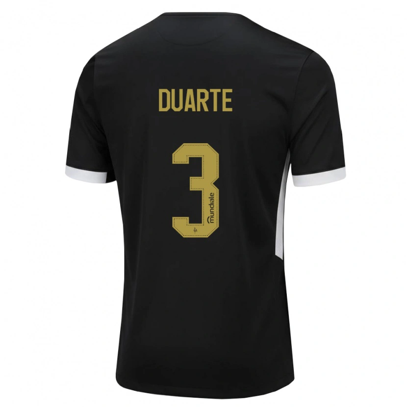 Danxen Kvinnor Léo Duarte #3 Svart Vit Gul Hemmatröja Matchtröjor 2026/27 Tröjor T-Tröja
