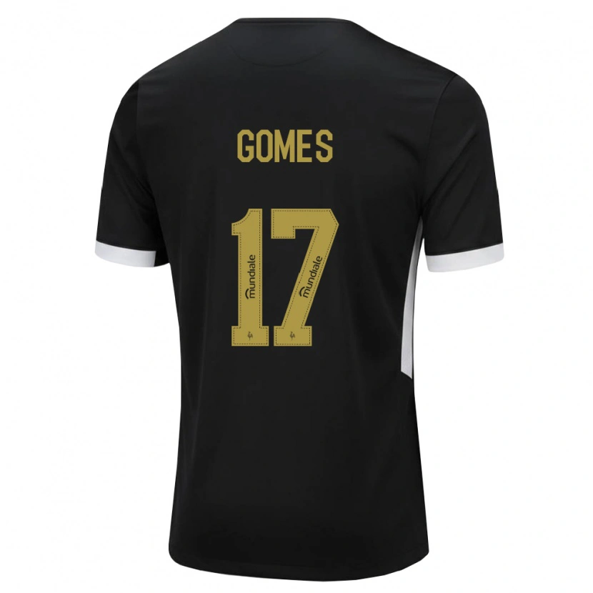 Danxen Kvinnor Igor Gomes #17 Svart Vit Gul Hemmatröja Matchtröjor 2026/27 Tröjor T-Tröja