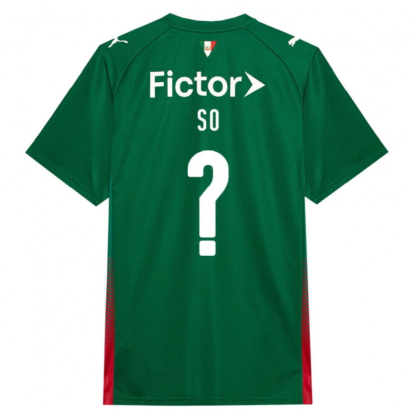 Danxen Kvinnor Fábio Só #0 Grön Röd Vit Hemmatröja Matchtröjor 2026/27 Tröjor T-Tröja
