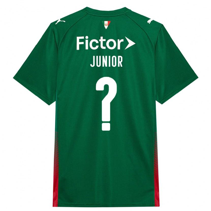 Danxen Kvinnor Gilberto Junior #0 Grön Röd Vit Hemmatröja Matchtröjor 2026/27 Tröjor T-Tröja