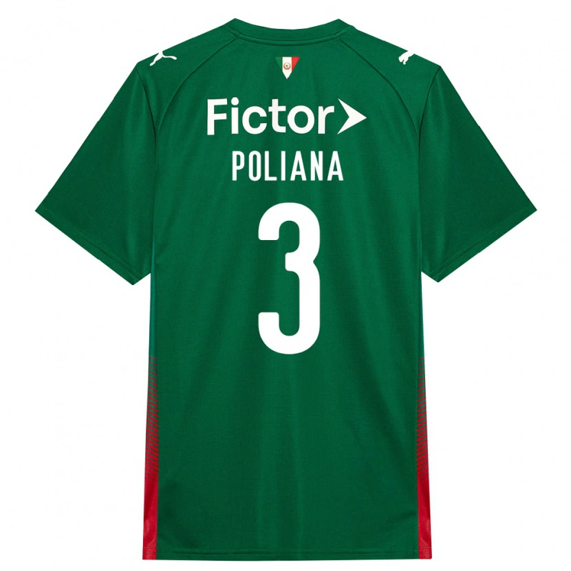 Danxen Kvinnor Poliana #3 Grön Röd Vit Hemmatröja Matchtröjor 2026/27 Tröjor T-Tröja