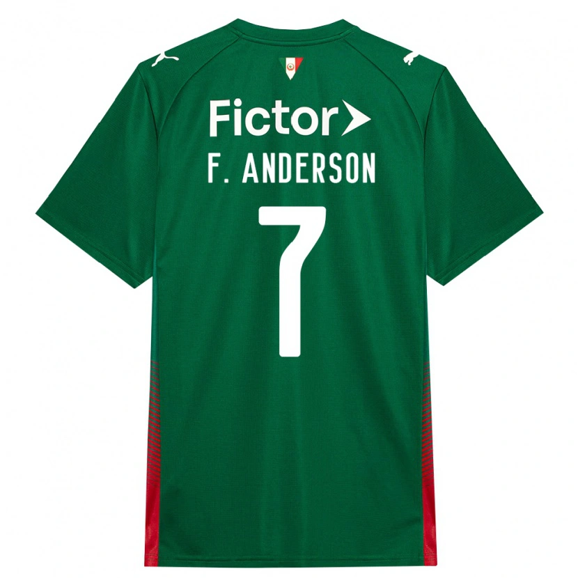 Danxen Kvinnor Felipe Anderson #7 Grön Röd Vit Hemmatröja Matchtröjor 2026/27 Tröjor T-Tröja