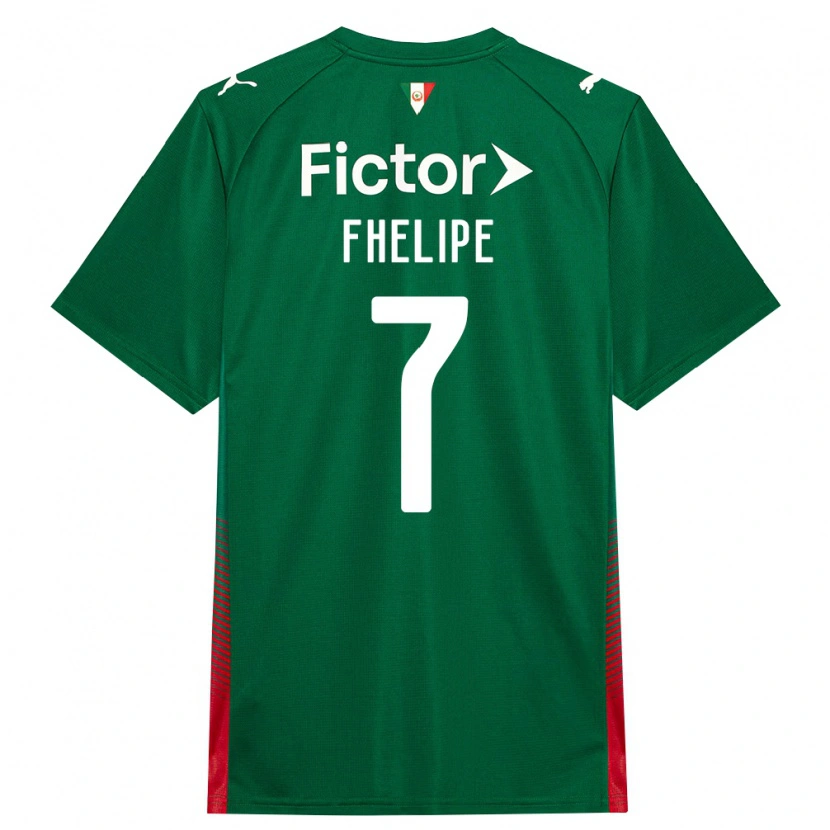 Danxen Kvinnor Luis Fhelipe #7 Grön Röd Vit Hemmatröja Matchtröjor 2026/27 Tröjor T-Tröja