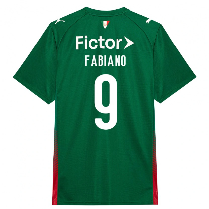 Danxen Kvinnor Fabiano Rodrigues Pereira #9 Grön Röd Vit Hemmatröja Matchtröjor 2026/27 Tröjor T-Tröja