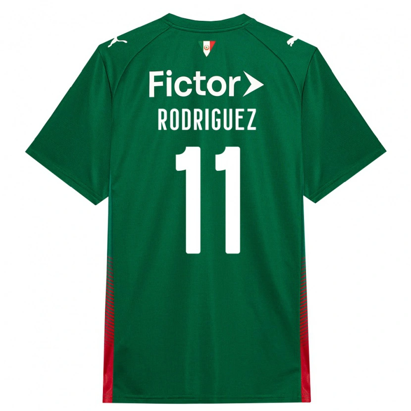 Danxen Kvinnor Yamila Rodriguez #11 Grön Röd Vit Hemmatröja Matchtröjor 2026/27 Tröjor T-Tröja