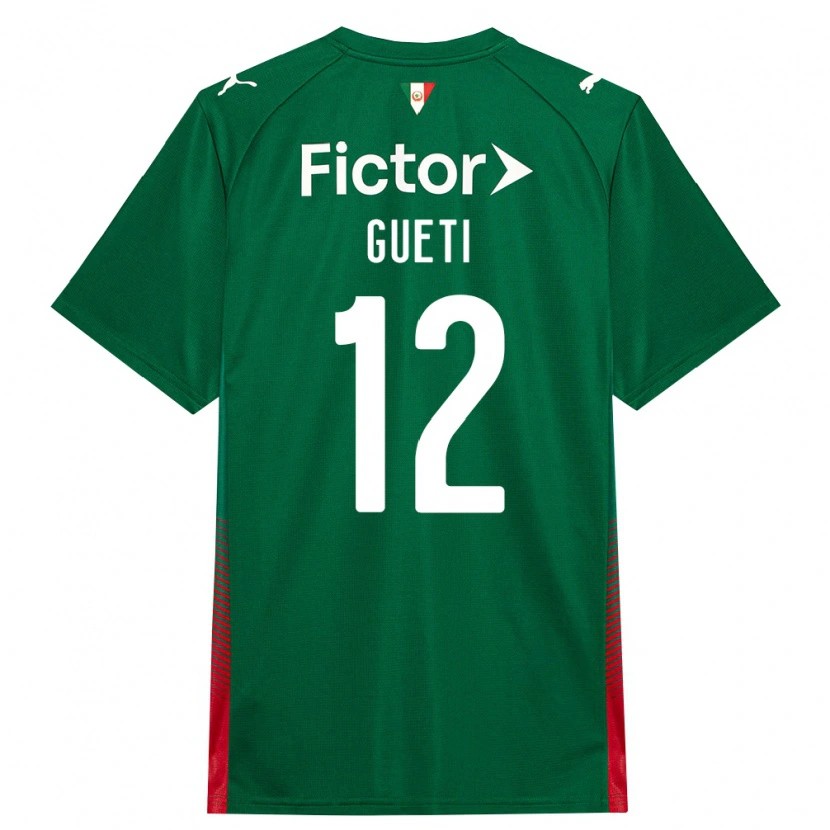 Danxen Kvinnor Rodrigo Gueti #12 Grön Röd Vit Hemmatröja Matchtröjor 2026/27 Tröjor T-Tröja