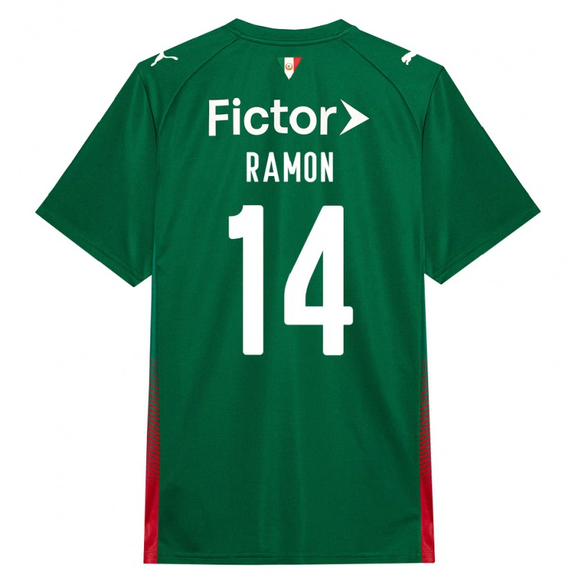 Danxen Kvinnor Luccas Ramon #14 Grön Röd Vit Hemmatröja Matchtröjor 2026/27 Tröjor T-Tröja