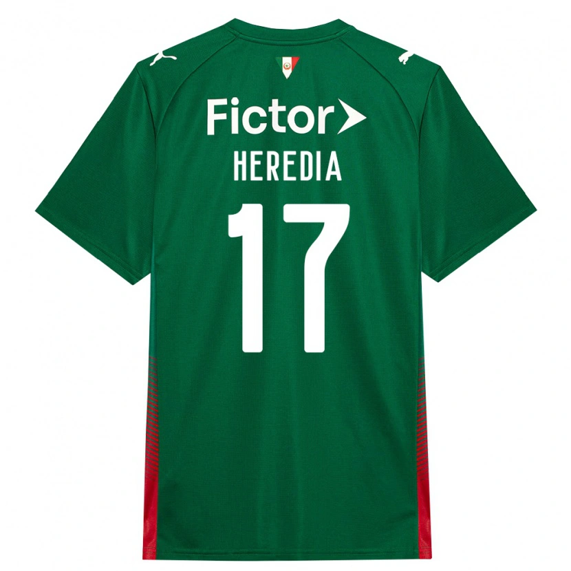 Danxen Kvinnor Jesus Heredia #17 Grön Röd Vit Hemmatröja Matchtröjor 2026/27 Tröjor T-Tröja