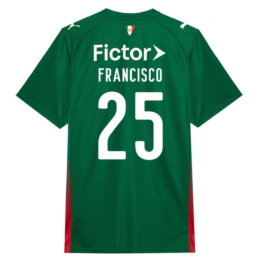 Danxen Kvinnor Juan Francisco #25 Grön Röd Vit Hemmatröja Matchtröjor 2026/27 Tröjor T-Tröja