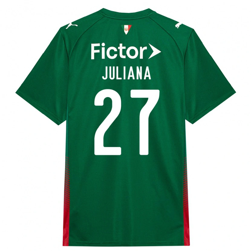 Danxen Kvinnor Juliana #27 Grön Röd Vit Hemmatröja Matchtröjor 2026/27 Tröjor T-Tröja