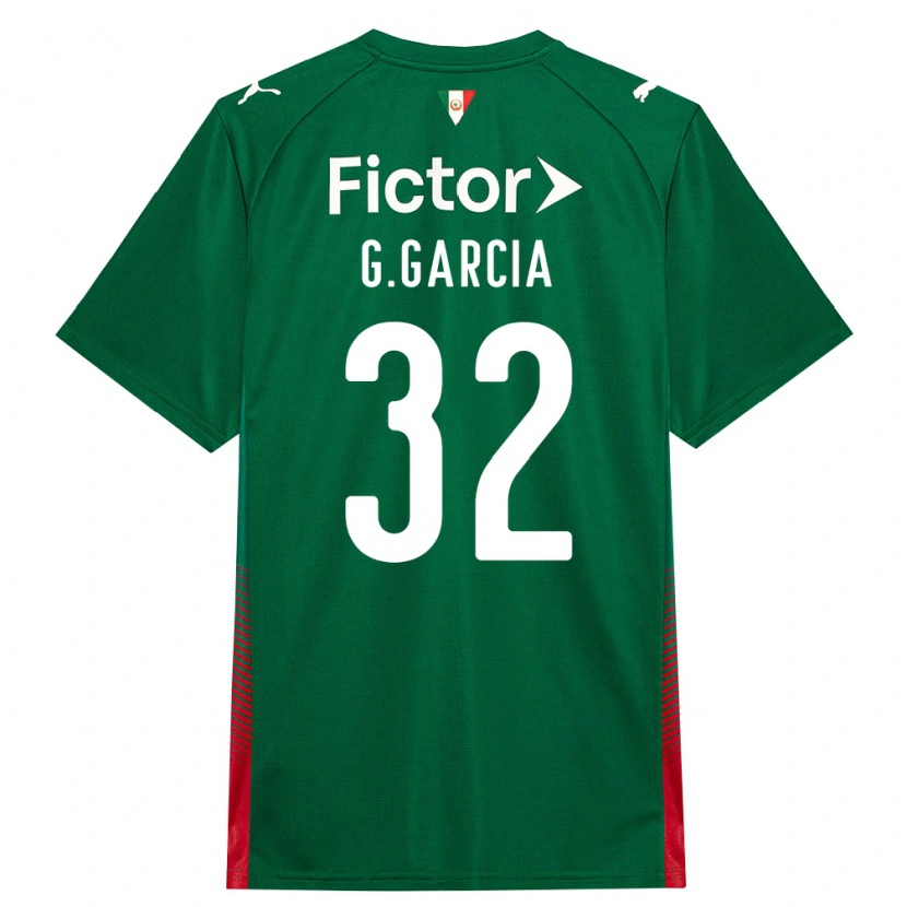 Danxen Kvinnor Gustavo Garcia #32 Grön Röd Vit Hemmatröja Matchtröjor 2026/27 Tröjor T-Tröja