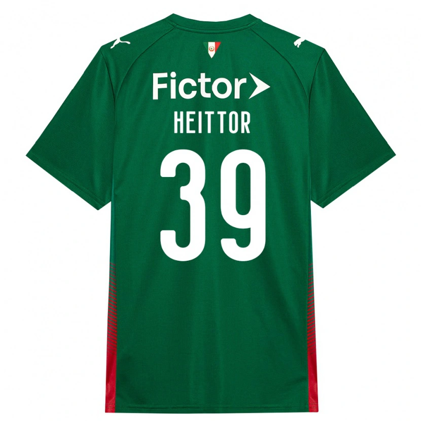 Danxen Kvinnor Heittor Vinicius Da Silva Nunes #39 Grön Röd Vit Hemmatröja Matchtröjor 2026/27 Tröjor T-Tröja