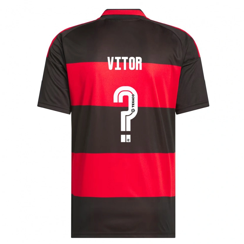 Danxen Kvinnor João Vitor #0 Röd Svart Vit Hemmatröja Matchtröjor 2026/27 Tröjor T-Tröja