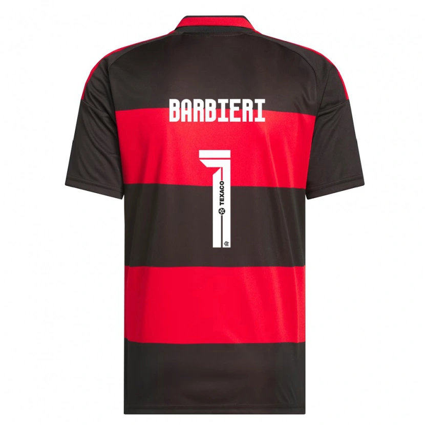 Danxen Kvinnor Gabi Barbieri #1 Röd Svart Vit Hemmatröja Matchtröjor 2026/27 Tröjor T-Tröja