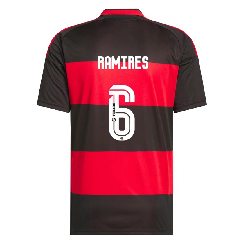 Danxen Kvinnor Gustavo Rodrigues Nunes #6 Röd Svart Vit Hemmatröja Matchtröjor 2026/27 Tröjor T-Tröja
