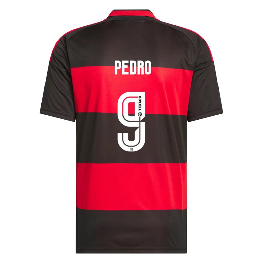 Danxen Kvinnor Pedro Guilherme Abreu Dos Santos #9 Röd Svart Vit Hemmatröja Matchtröjor 2026/27 Tröjor T-Tröja