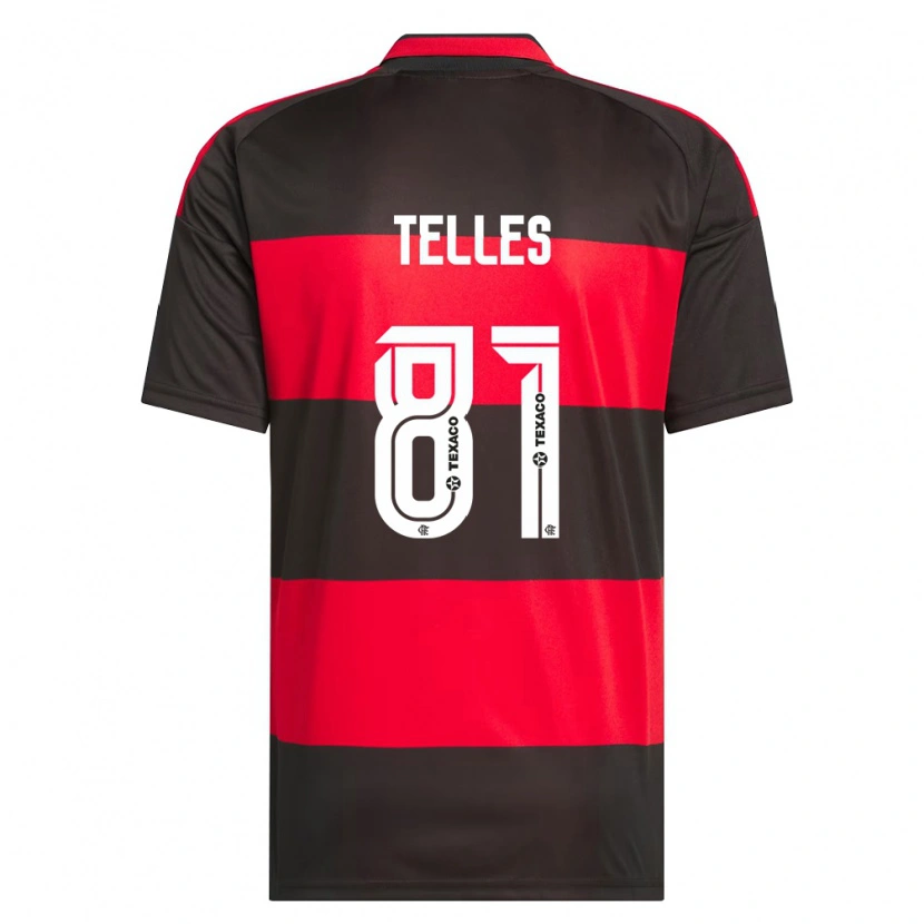 Danxen Kvinnor Douglas Telles #81 Röd Svart Vit Hemmatröja Matchtröjor 2026/27 Tröjor T-Tröja