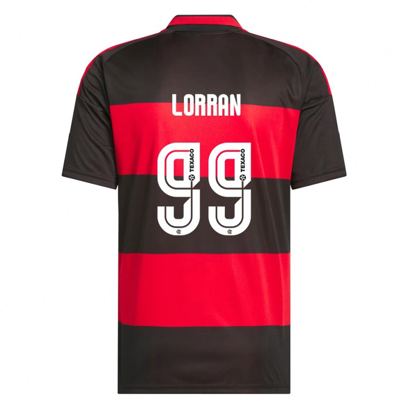 Danxen Kvinnor Lorran Lucas Pereira De Sousa #99 Röd Svart Vit Hemmatröja Matchtröjor 2026/27 Tröjor T-Tröja