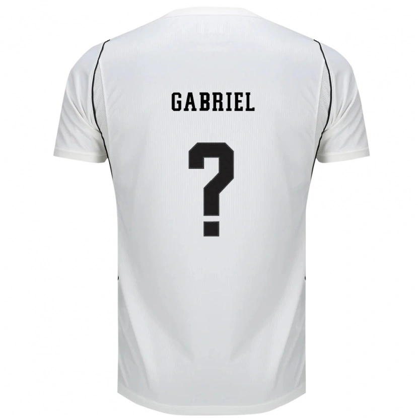 Danxen Kvinnor Gabriel #0 Vit Svart Röd Hemmatröja Matchtröjor 2026/27 Tröjor T-Tröja