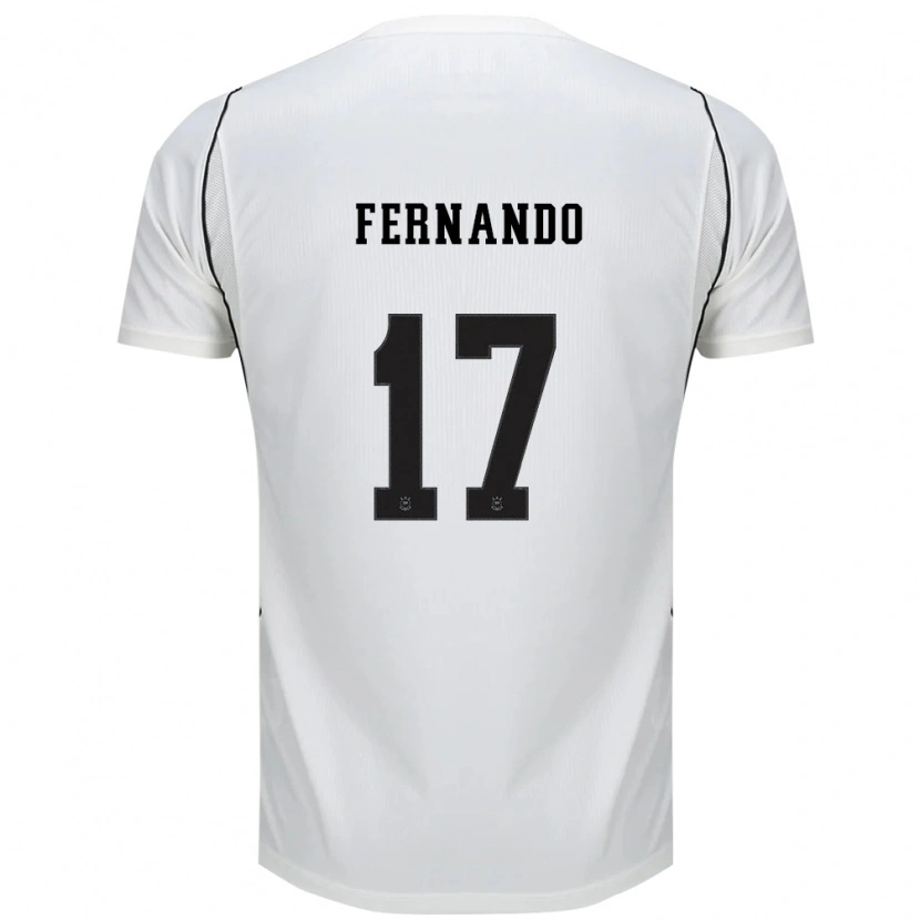 Danxen Kvinnor Luiz Fernando #17 Vit Svart Röd Hemmatröja Matchtröjor 2026/27 Tröjor T-Tröja