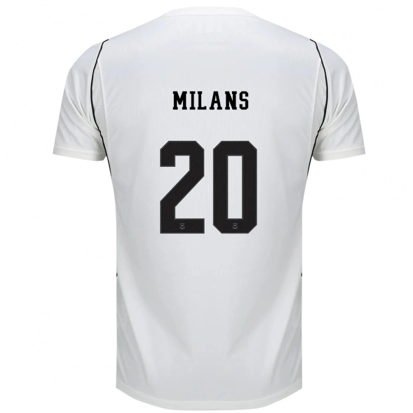 Danxen Kvinnor Pedro Milans #20 Vit Svart Röd Hemmatröja Matchtröjor 2026/27 Tröjor T-Tröja