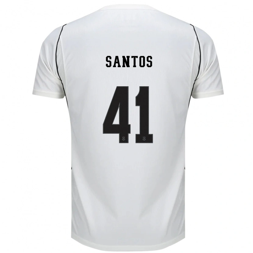 Danxen Kvinnor Renato Santos #41 Vit Svart Röd Hemmatröja Matchtröjor 2026/27 Tröjor T-Tröja