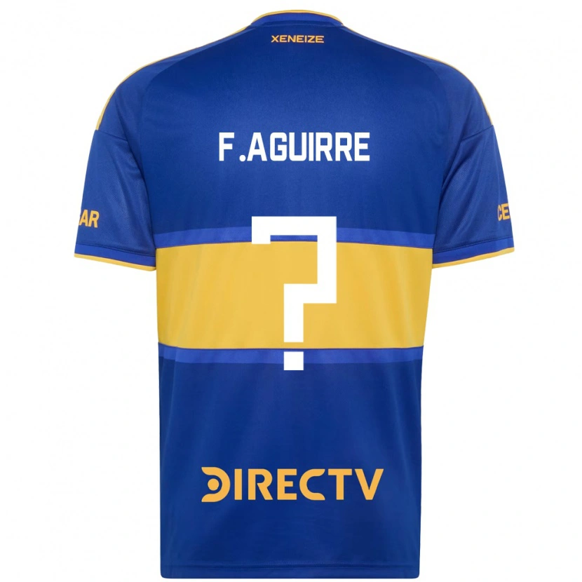 Danxen Kvinnor Federico Aguirre #0 Kungligt Blå Gul Hemmatröja Matchtröjor 2026/27 Tröjor T-Tröja