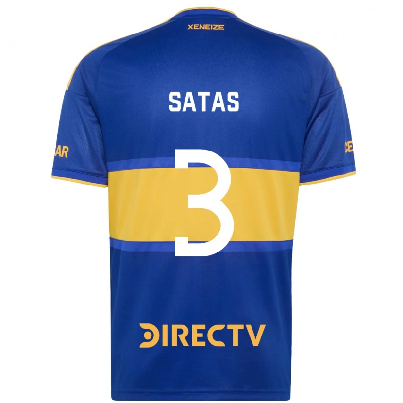 Danxen Kvinnor Matías Satas #3 Kungligt Blå Gul Hemmatröja Matchtröjor 2026/27 Tröjor T-Tröja