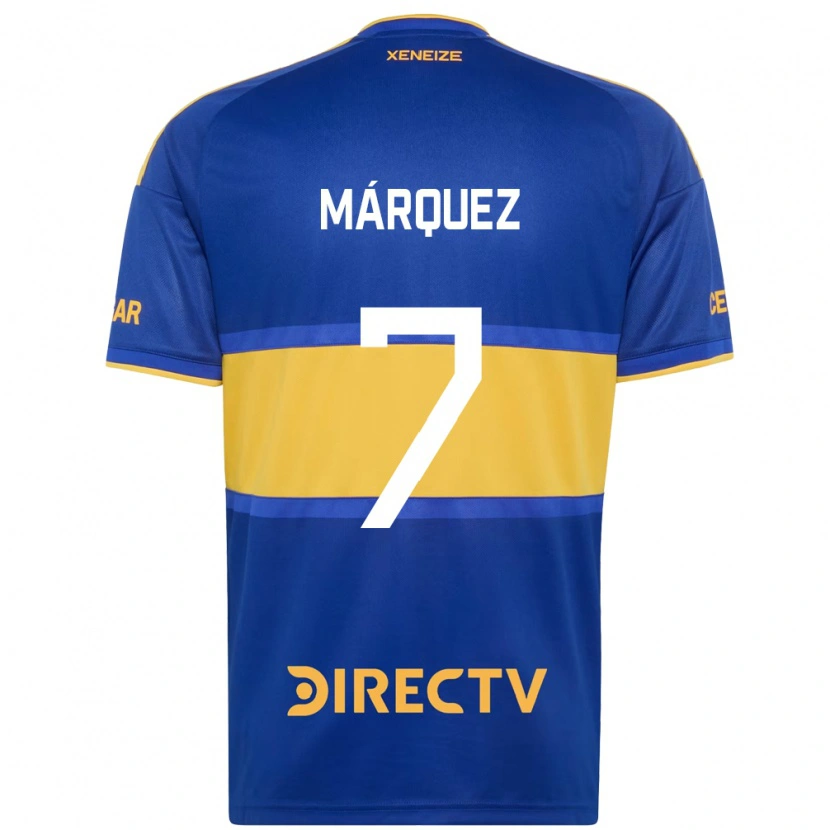 Danxen Kvinnor Tomás Márquez #7 Kungligt Blå Gul Hemmatröja Matchtröjor 2026/27 Tröjor T-Tröja
