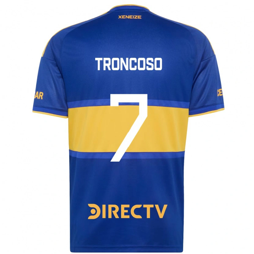 Danxen Kvinnor Carolina Troncoso #7 Kungligt Blå Gul Hemmatröja Matchtröjor 2026/27 Tröjor T-Tröja