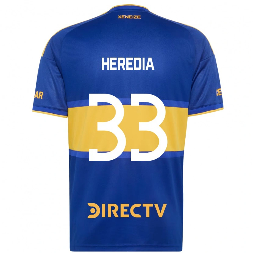 Danxen Kvinnor Agustín Heredia #33 Kungligt Blå Gul Hemmatröja Matchtröjor 2026/27 Tröjor T-Tröja