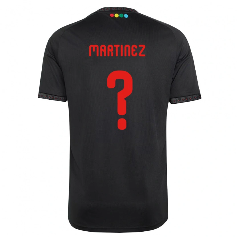 Danxen Kvinnor Ivan Martinez #0 Svart Röd Bortatröja Matchtröjor 2026/27 Tröjor T-Tröja