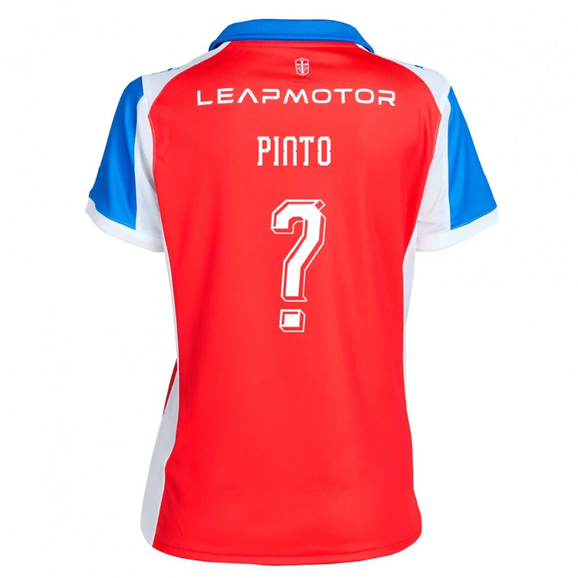 Danxen Kvinnor Pablo Pinto #0 Röd Blå Bortatröja Matchtröjor 2026/27 Tröjor T-Tröja