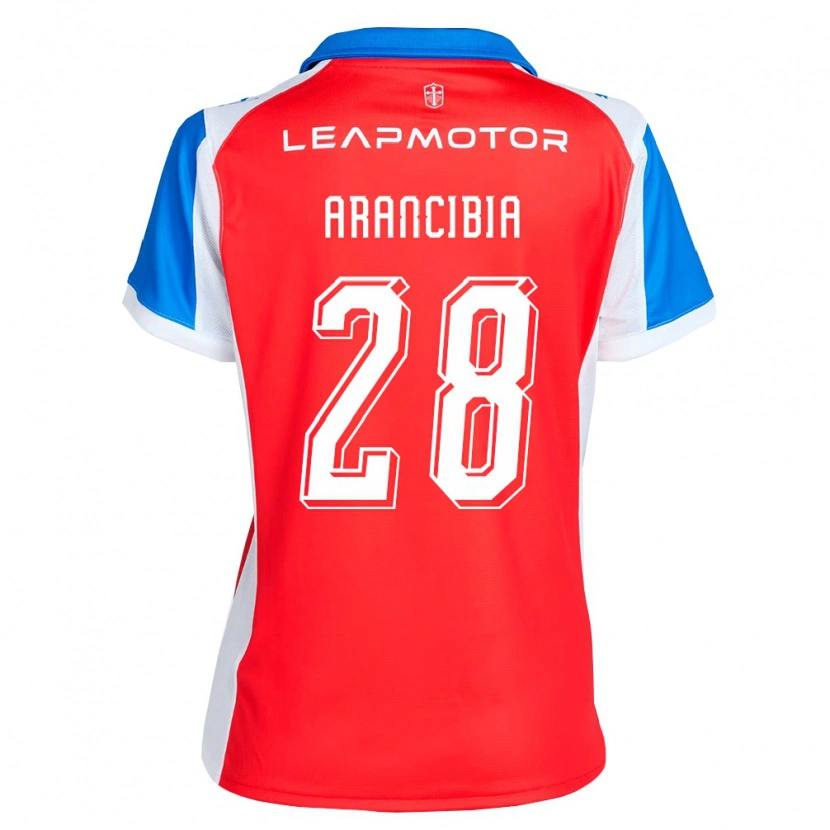 Danxen Kvinnor Francisco Arancibia #28 Röd Blå Bortatröja Matchtröjor 2026/27 Tröjor T-Tröja