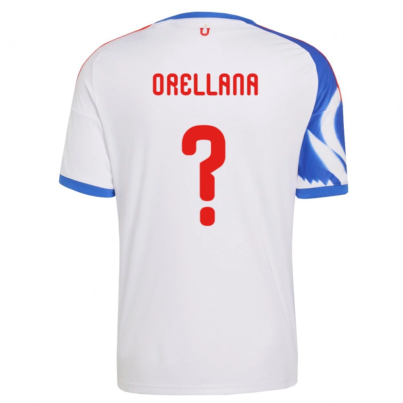 Danxen Kvinnor Bastián Orellana #0 Vit Marinblå Bortatröja Matchtröjor 2026/27 Tröjor T-Tröja