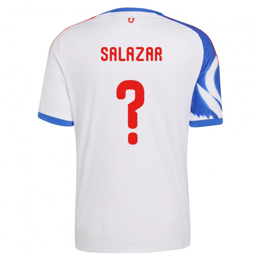 Danxen Kvinnor Yahir Salazar #0 Vit Marinblå Bortatröja Matchtröjor 2026/27 Tröjor T-Tröja