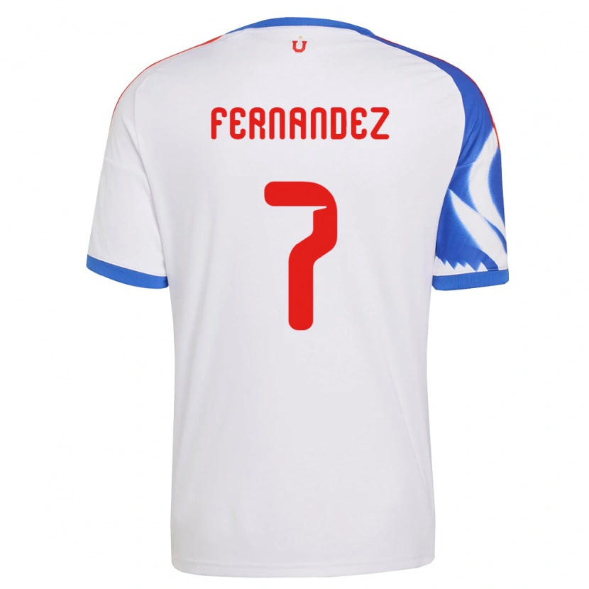 Danxen Kvinnor Rebeca Fernández #7 Vit Marinblå Bortatröja Matchtröjor 2026/27 Tröjor T-Tröja