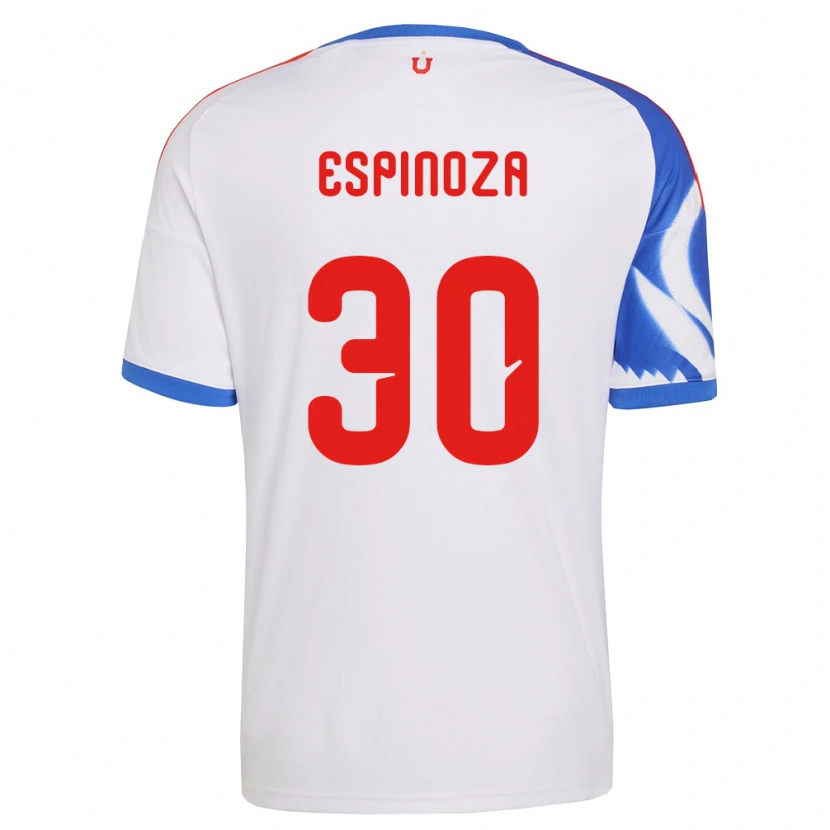 Danxen Kvinnor Isidora Espinoza #30 Vit Marinblå Bortatröja Matchtröjor 2026/27 Tröjor T-Tröja