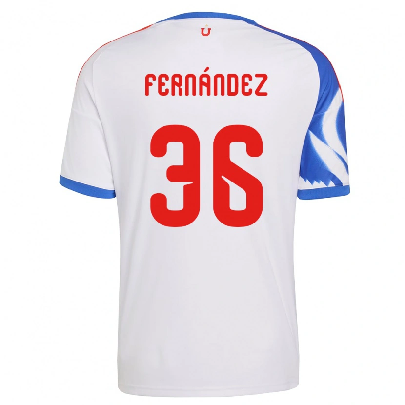 Danxen Kvinnor Franco Fernández #36 Vit Marinblå Bortatröja Matchtröjor 2026/27 Tröjor T-Tröja