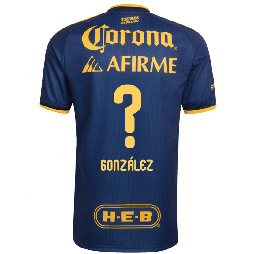 Danxen Kvinnor Fernando González #0 Kungligt Blå Gul Bortatröja Matchtröjor 2026/27 Tröjor T-Tröja