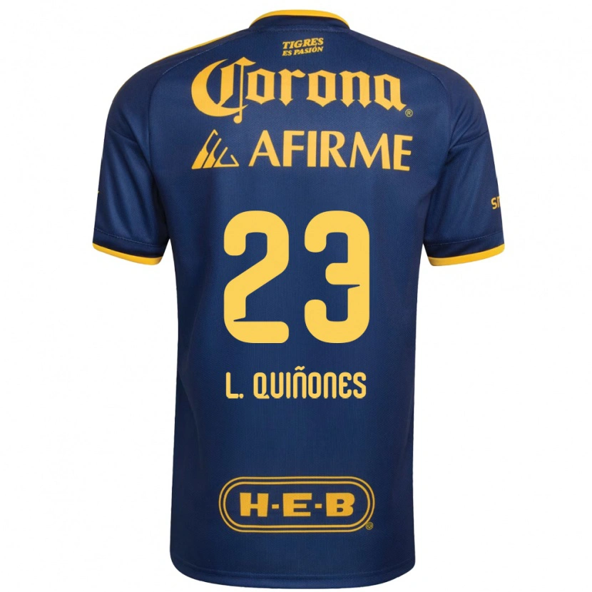 Danxen Kvinnor Luis Quinones #23 Kungligt Blå Gul Bortatröja Matchtröjor 2026/27 Tröjor T-Tröja