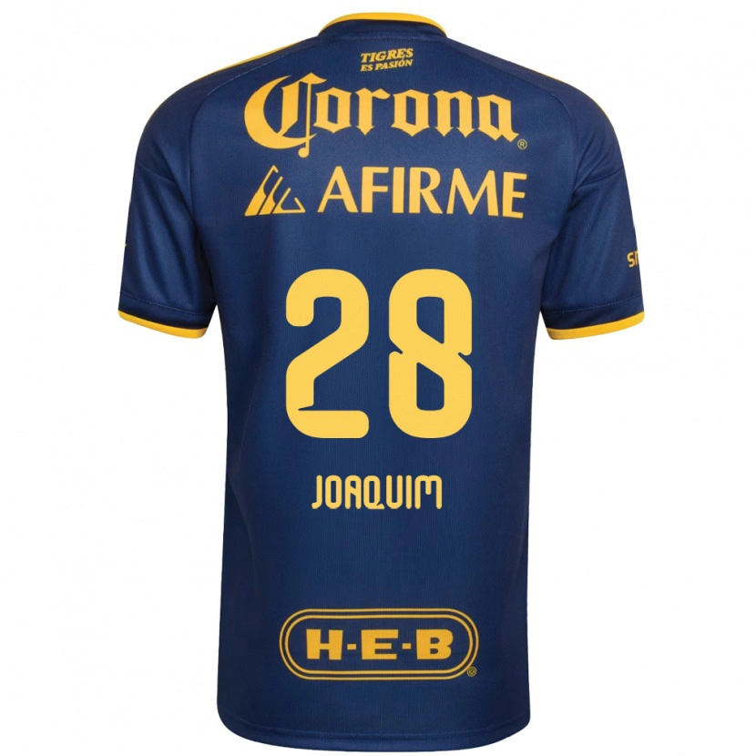 Danxen Kvinnor Joaquim Henrique Pereira Silva #28 Kungligt Blå Gul Bortatröja Matchtröjor 2026/27 Tröjor T-Tröja